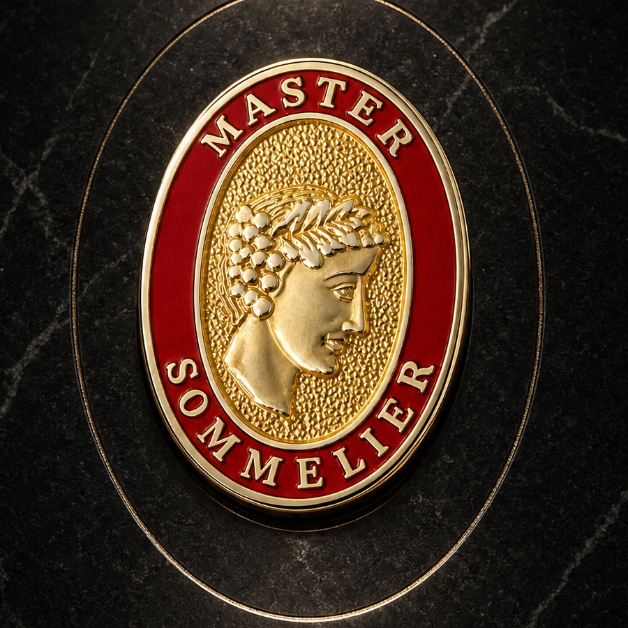 The Master Sommelier medallion